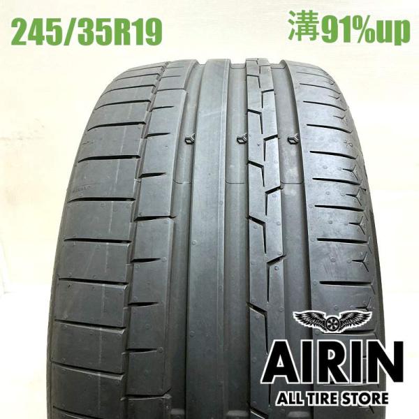 中古タイヤ 245/35r19 タイヤ コンチネンタル スポーツコンタクト 6 1本 単品 ホンダNSX    中古 19インチ