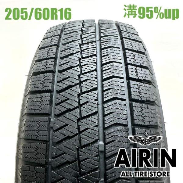 中古タイヤ 205/60r16 スタッドレスタイヤ ブリヂストン ブリザック VRX2 1本 単品 ノア プリウスα ヴォクシー 中古 16インチ