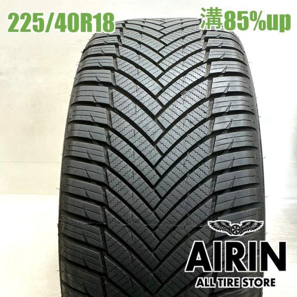 中古タイヤ 225/40r18 オールシーズンタイヤ ミネルヴァ オールシーズン マスター 1本 単品 レクサスIS ベンツAクラス 中古 18インチ