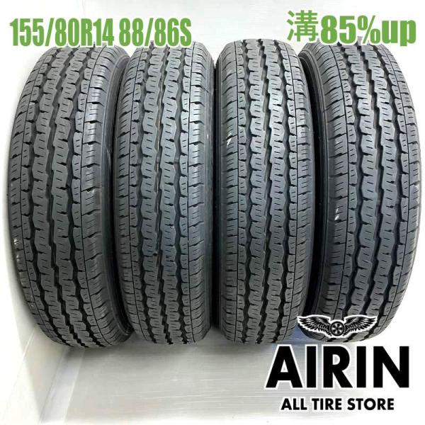 中古タイヤ 155/80r14 88/86S サマータイヤ トーヨー トーヨー H11 4本セット プロボックス 中古 14インチ