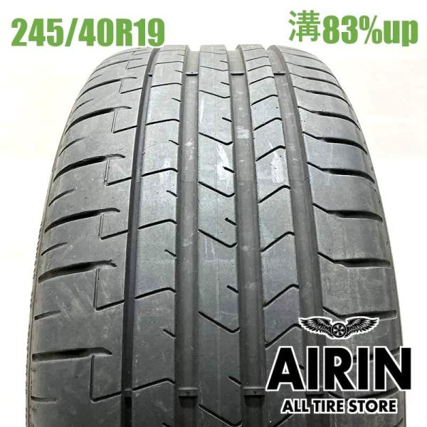 中古タイヤ 245/40r19 タイヤ ピレリ ピーゼロ ランフラット 1本 単品 アルファード ヴェルファイヤ レジェンド 中古 19インチ