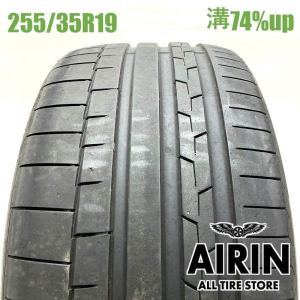 中古タイヤ 255/35r19 タイヤ コンチネンタル スポーツコンタクト 6 1本 単品 スープラ レガシィ メルセデスベンツ各クラス 中古