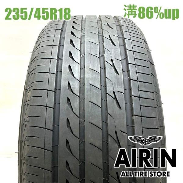中古タイヤ 235/45r18 タイヤ ブリヂストン レグノ GR-X3 1本 単品 クラウン マークX ビートル パサート 中古 18インチ