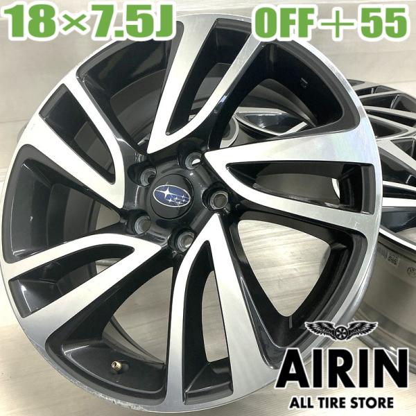 中古 アルミホイール 18インチ スバル レヴォーグ 純正 4本セット 