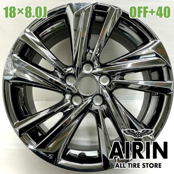 中古 アルミホイール 18インチ トヨタ クラウン 220系 RS 純正 1本単品 RAV4 PHV カムリハイブリッド RAV4 などに アルミ ホイール