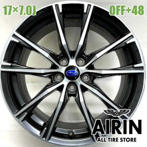 中古 アルミホイール 17インチ スバル BRZ 純正 1本単品 インプレッサG4 インプレッサXV クロスオーバー7 などに アルミ ホイール
