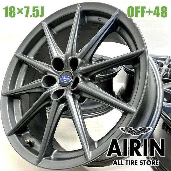 中古 アルミホイール 18インチ スバル BRZ 純正 4本セット BRZ エクシーガ クロスオーバー7 インプレッサXV などに アルミ ホイール
