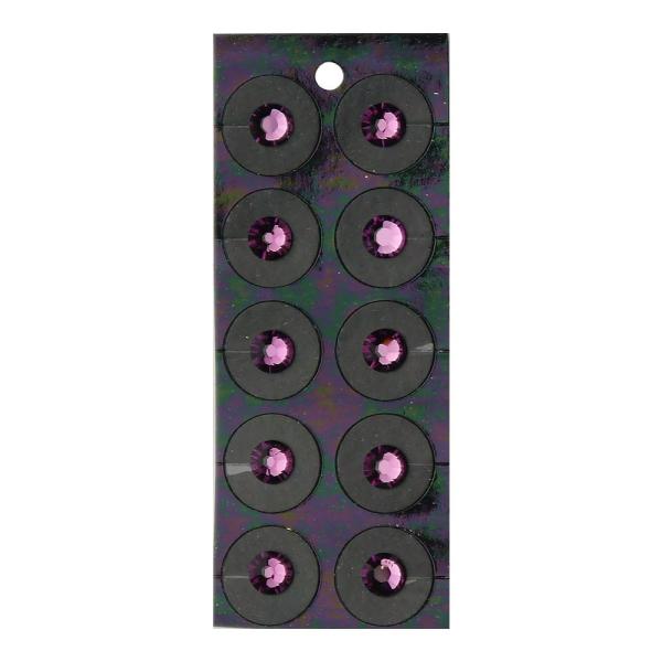 商品名：レジーナネロ 耳ツボジュエリー スワロフスキー社認定 24金フラットタイプ (アメジスト)内容量：10粒備考：・医療用シート使用・SWAROVSKI社認定の石を使用・ジュエリーサイズ：SS12・24金フラット使用なので、多少位置がず...