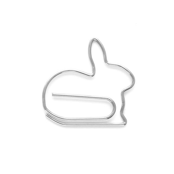 D Clips ウサギ柄 クリップ かわいい 文房具 おしゃれ プレゼント 動物 ポイント消化 ギフトショップ Anniversary World 通販 Yahoo ショッピング