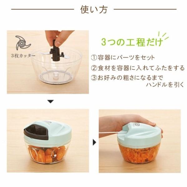 Toffy ハンディチョッパーミニ White ホワイト ブレンダー 手動 フードプロセッサー 引くだけ みじん切り 泡だて 電源不要 キッチン雑貨 4934122084111 ギフトショップ Anniversary World 通販 Yahoo ショッピング