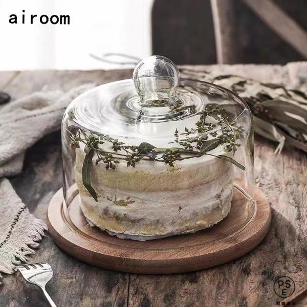 丸いハンドルでカバー簡単に持ち上げることができ、ほとんどのディナーテーブルに収まるほどコンパクトですパーティー、結婚式、パーティー、自宅など、さまざまな場面に適しています。高品質の木材+ガラス素材、滑らかな表面、洗濯が簡単、バリがなく、環境...