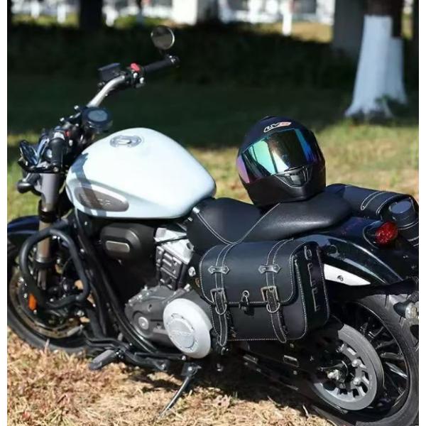 15L サイドバッグ Rebel 250 500 1100対応 バイク用 サドルバッグ レブル 250 大容量 防撥水 防水 ドリンクホルダー付き