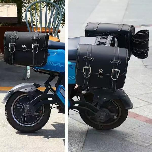 バイク サイドバッグ サドルバッグ 15L Amazon | [BJBT] バイクサイドバッグ サドルバッグ【新型磁気式