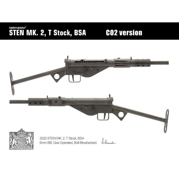 STEN MK-Ⅱ FULL AUTO ウッドストック(樹脂製)GAS SMG 予約＞Sten Mk2