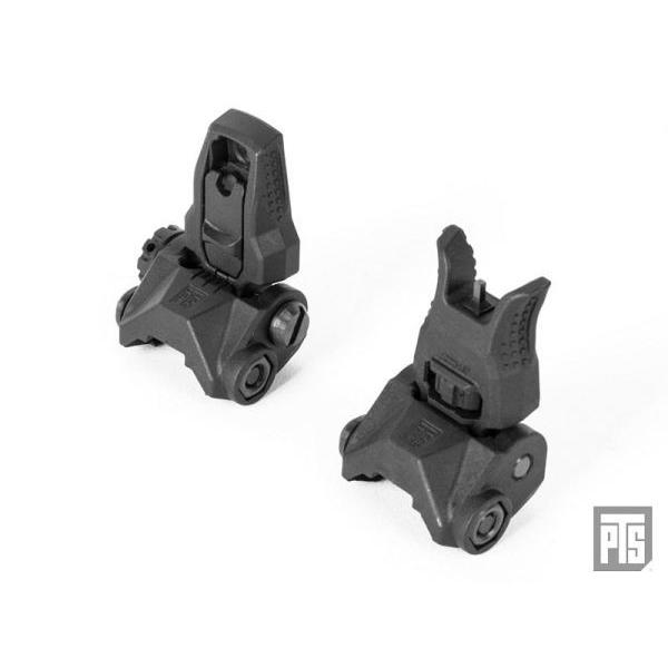 PTS EP BUIS バックアップアイアンサイト フロント/リアセット (BK