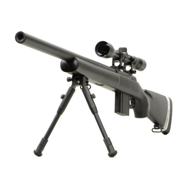 MB4404 M24 SWS スナイパーライフル BK (スコープ バイポッド付 MB4404 M24 SWS スナイパーライフル BK (スコープ バイポッド付