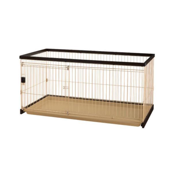 リッチェル 木製お掃除簡単ペットサークル 150-80 (犬小屋
