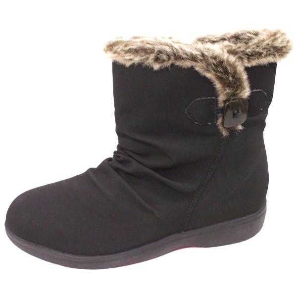 特価 ショートブーツ レディース 防水 防寒 防滑 3e イブ Eve 053 ブラックヌバック Rs Eve 053 Bkn あい彩 通販 Yahoo ショッピング