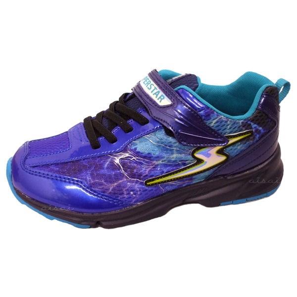 子供靴 ジュニア スニーカー バネのチカラ ムーンスター スーパースター 3e 964 ブルー Nirs Ss 964 Bl あい彩 通販 Yahoo ショッピング