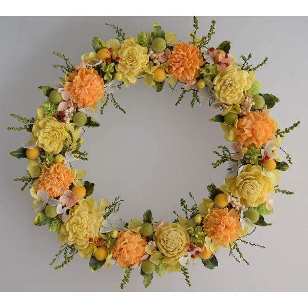 イエローとオレンジ ビタミンカラーのドライフラワーリース ギフト プレゼント 誕生日 Buyee Buyee Japanese Proxy Service Buy From Japan Bot Online