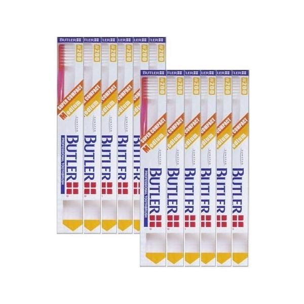 バトラー 歯ブラシ 12本入(＃200) 【カラー指定なし】