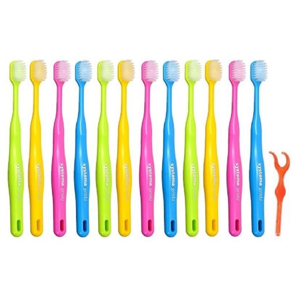 ライオン システマゲンキ DENT. EX systemagenki 12本 【カラー指定なし】+ お試し品 ウルトラフロス S 1本