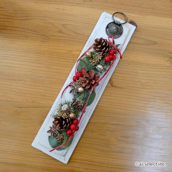 New 壁飾り ドアタペストリー タペストリー オブジェ クリスマス 木製 アンティーク調 おしゃれ リビング ドア 玄関 北欧 インテリア 壁掛け ギフト フルーリア