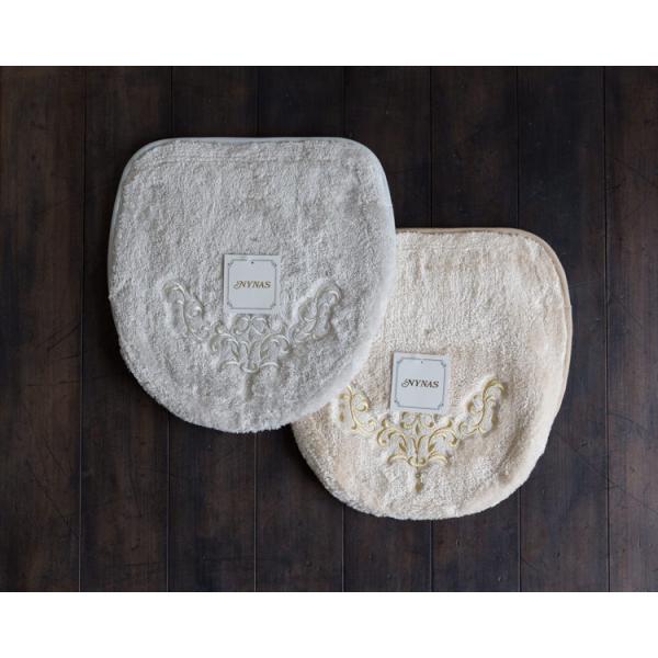 トイレマットセット トイレマット トイレ用品 特別5点セット ゴールド シャンティ マルチなフタカバー Shanti5p カフェカーテン トイレマットai ベー ゴールド クーポン付 クーポン付 あすつく 吸着タイプのフタカバーなので多機種に対応