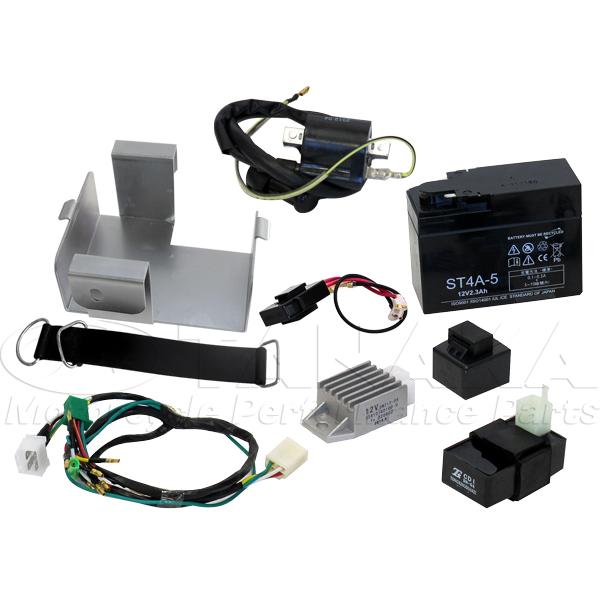 6VダックスDAX用12Vエンジン換装 ハーネスフルセット : あいしん