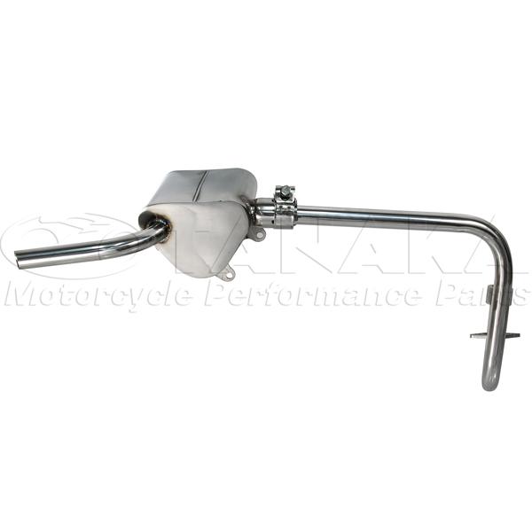 ステンレスアップマフラーのみ、モンキーZ50J用 モンキーZ50M用 ノーマルタイプ ステンレスマフラー : あいしん