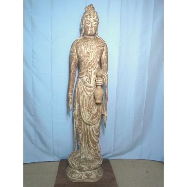 c952 銅製 仏像 観音様 厨子入り 銅器 仏教美術