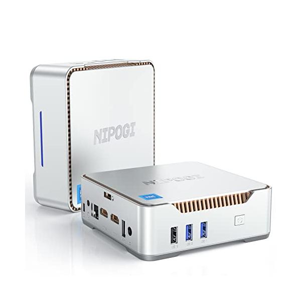 NiPoGi ミニpc 最大3.4GHz GK3 Plus mini pc 最新 Alder Lake N95 ミニ