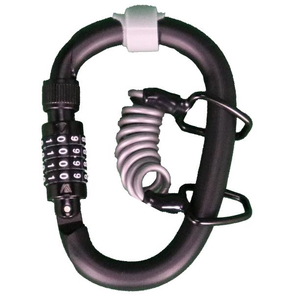 電動バッテリー補助ロックコイルワイヤーでサドルとバッテリーの盗難防止に役立ちます。太さΦ12mmのアルミボディワイヤー：4Φ-500mm可変ダイヤル式でカギは不要本体固定用ベルト付き