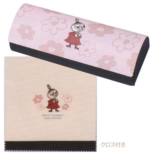 可愛いクロス付きメガネケース！【MOOMIN】人気のキャラクターが、お洒落なメガネケースになりました！人気の半円型ケースで眼鏡をしっかり守ってくれます。お揃いのクロスのイラストもキュート☆o(^-^)o【素材・サイズ】 ●素材本体：合皮/ス...