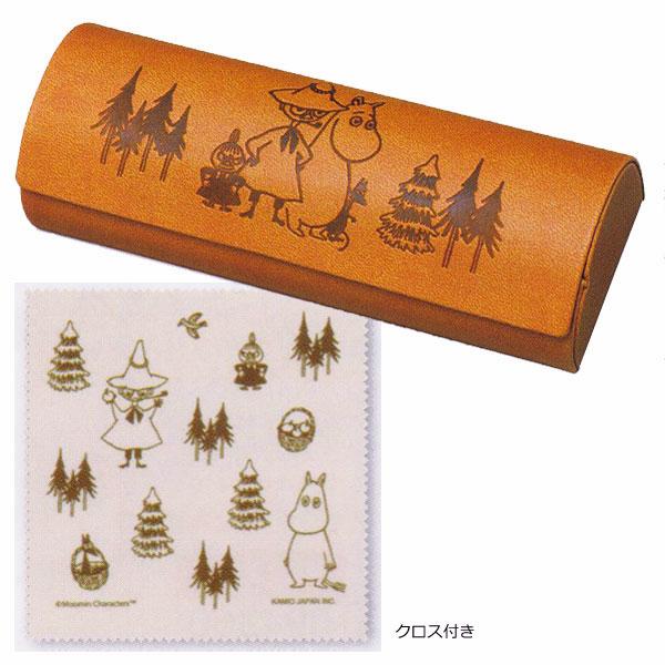 可愛いクロス付きメガネケース！【MOOMIN】人気のキャラクターが、お洒落なメガネケースになりました！スナフキン、リトルミイ、ソフス、ムーミン谷の仲間たちの可愛いデザイン。人気の半円型ケースで眼鏡をしっかり守ってくれます♪お揃いのクロスのイ...