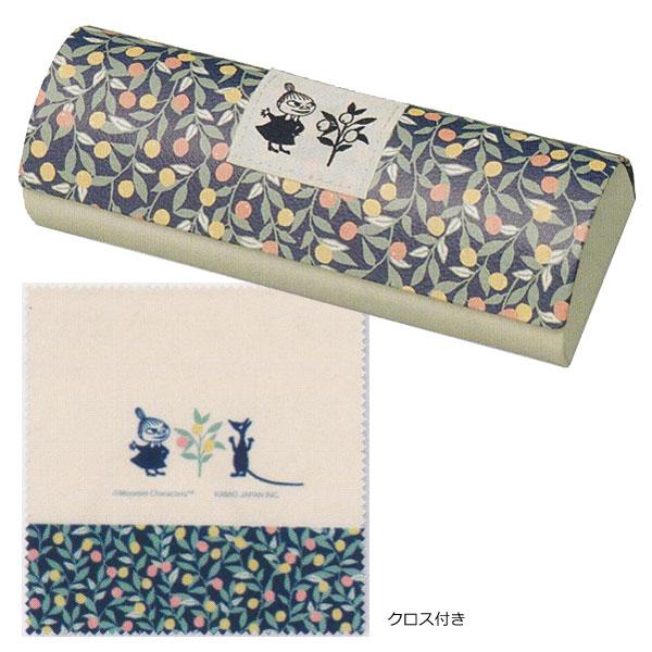 ムーミンメガネ★ケース付 MOOMIN（ムーミン） キャラクター/クロス付き メガネケース ハード