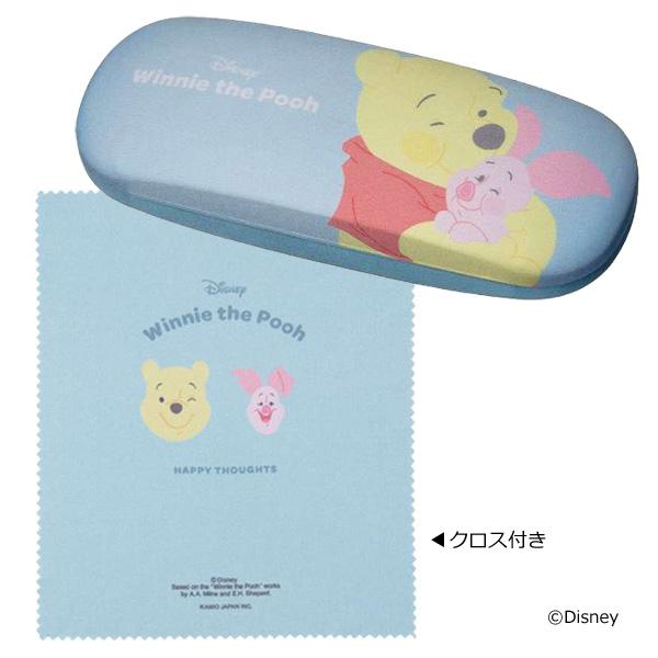 JINS Disney 100 プーさん　度ありメガネ（ケース・メガネ拭付き） Disney（ディズニー） キャラクター/クロス付き メガネケース ハード