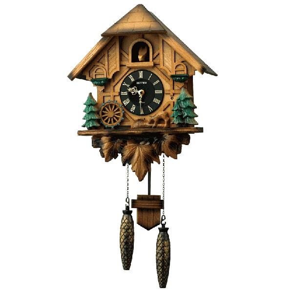 RHYTHM リズム時計 木製 鳩時計/カッコーティンバー 4MJ423SR06(取