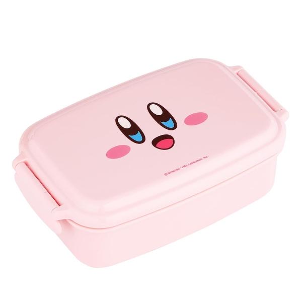 Plust（プラスト）　安心の日本製【星のカービィ　ランチボックス 1段】テレビゲームが大人気！星のカービィからランチボックスが登場！コピー能力でランチグッズになったような、フェイス柄はカービィの可愛さ全開です！仕切り付きで、フタを外して本...