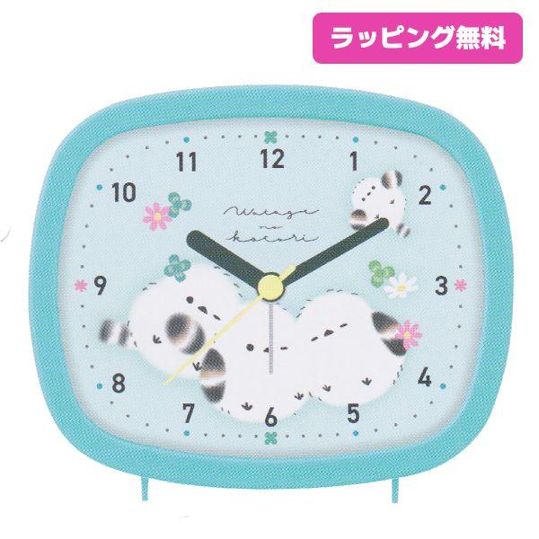 CRUX（クラックス）　目覚まし時計【わたげのことり　スクエアライトクロック】人気のスクエア型クロックに新柄が登場♪便利なライト機能付き☆プレゼントにもおすすめ！ラッピング無料サービス♪【機能/スペック】 ●素材：ABS樹脂・ガラス●ベル音...
