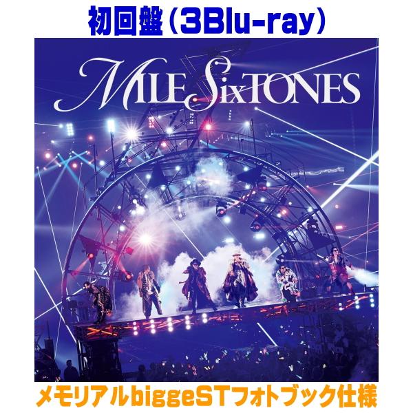 初回盤 メモリアルbiggeSTフォトブック仕様 SixTONES 3Blu-ray/MILESixTONES 26/11/4発売【オリコン加盟店】＄＃