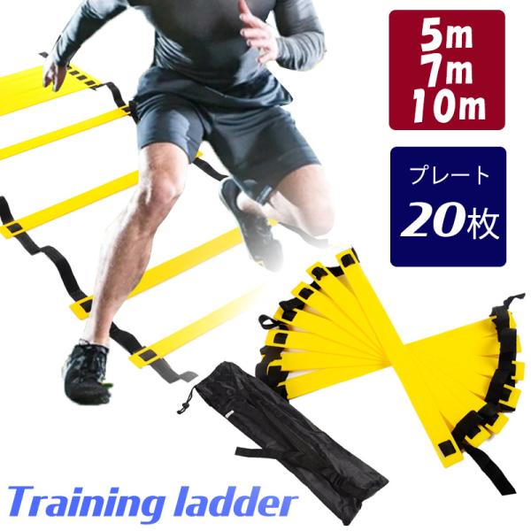 人気ブランド新作豊富 ラダー トレーニング 枚 下半身トレーニング 10m 7m 5m トレーニングラダー アジリティ 野球 アップ 部活 収納袋付き 送料無料 Aynaelda Com