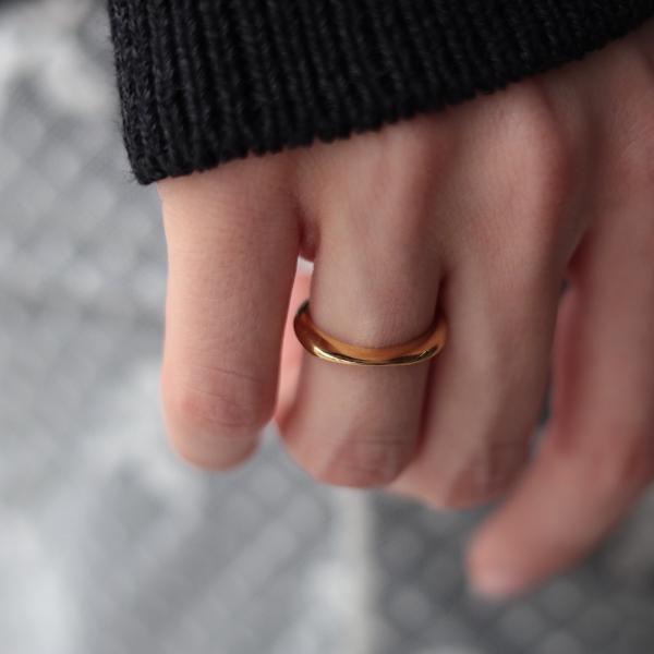�����O ajiro accessory  �w�� �X�e�����X �X�e�����X�����O �����A�����M�[�Ή� �S�[���h �V���o�[ �V���v�� ������� ���f�B�[�X �����Y R063 ���i�摜3