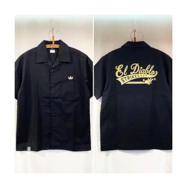 F&C El Diablos ボウリングシャツ Mサイズ　レーヨンシャツ SAVOY CLOTHING El Diablo S/S T/C Open Shirts ボウリングシャツ