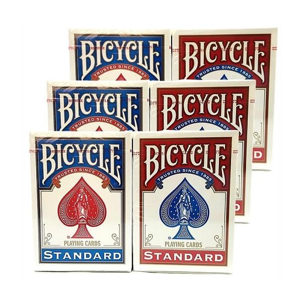 BICYCLE バイスクル トランプ 6個 スタンダードフェイス STANDARD