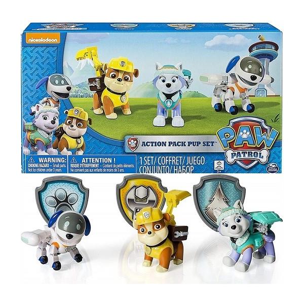 パウパトロール アクションパック フィギュア 3種セット エベレスト