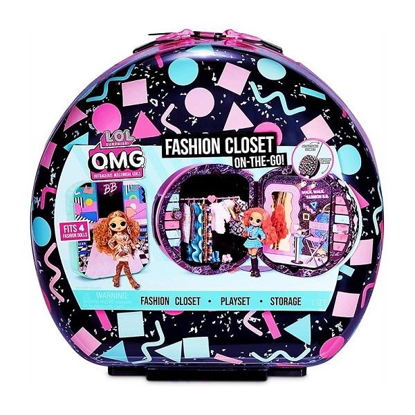 L.O.L. Surprise! LOL サプライズ O.M.G.ファッションクローゼット オンザゴー ローリングストレージフィット Fashion Closet On-The-Go Rolling Storage fits