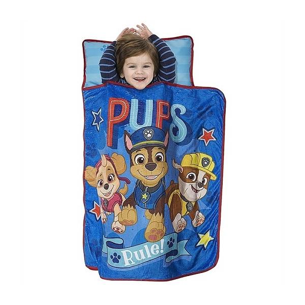 PAW Patrol "Pups Rule" Toddler Nap Mat"Pups Rule "をテーマにしたこのPaw Patrolの幼児用お昼寝マット。お昼寝、お泊り、保育園、お泊り旅行などに、お気に入りのパウパトロールのお友達、マ...