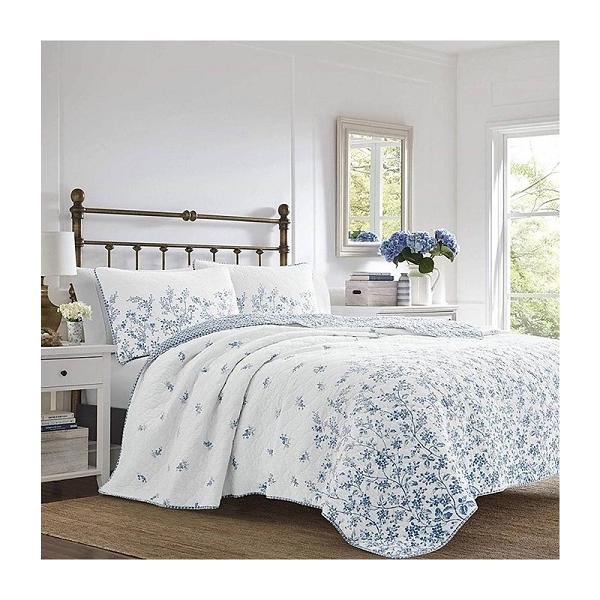 専用M様ローラアシュレイ ハイドランジア 掛けカバー キルトラグ 未使用 専用M様ローラアシュレイ ハイドランジア 掛けカバー キルトラグ