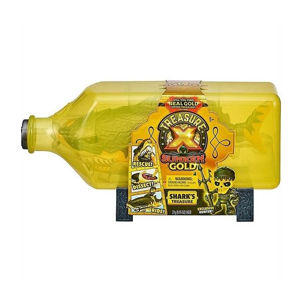 Treasure X】 トレジャーX 暗闇で光る！サンケンゴールドシャーク